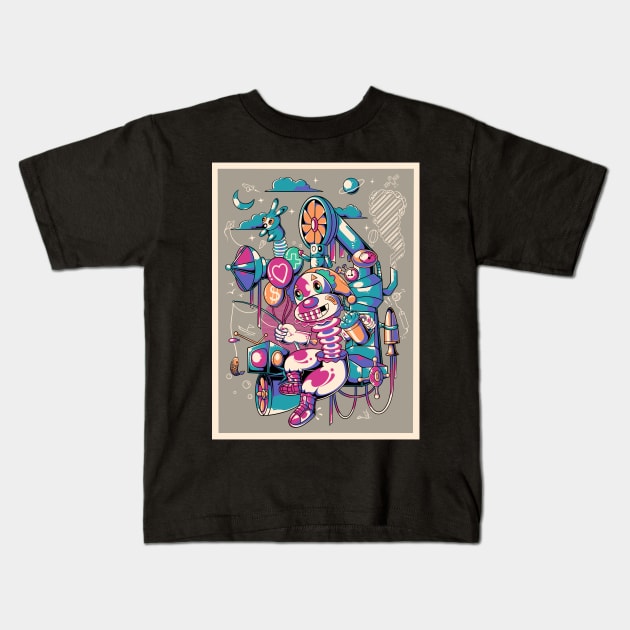 eternal entertainer Kids T-Shirt by Bayuktx